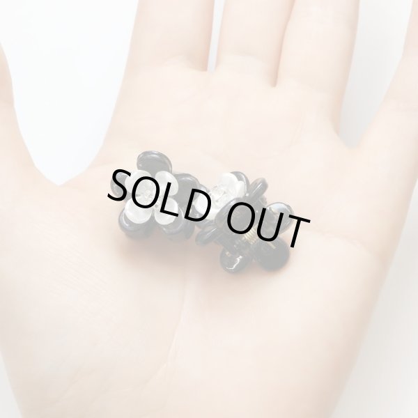 画像6: ヘアクリップ ミニ ラインストーン 花【ブラック】黒 かわいい 前髪 髪留め ヘアピン クリップ【5個入り】きらきらぷんぷん丸 HPNN-011 (6)