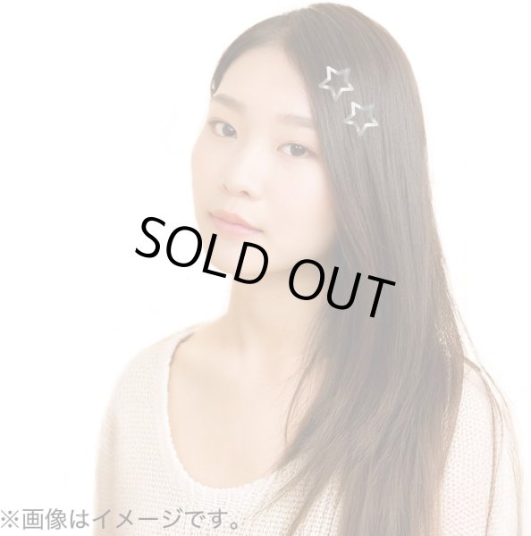 画像4: ヘアクリップ パッチンピン 星 五芒星 33mm 20個入り シルバー 銀 ヘアピン 前髪 髪留め スター 光沢 小さめ ミニ ヘアアクセ 金属 きらきらぷんぷん丸 HPNN-029 (4)