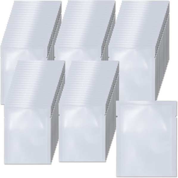 画像1: 熱圧着 パウチ 10ml 約70x90mm 半透明 100枚入り トラベル 旅行 小分け アイロン 日本製 使い捨て きらきらぷんぷん丸 HS-PH-100 (1)