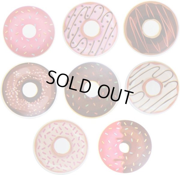 画像4: ロールシール ドーナツ柄 食べ物シール ギフトシール ラッピング デコレーション ステッカー 〔約500s〕入 シールサイズ直径25mm 大容量 きらきらぷんぷん丸 RLS-001 (4)