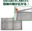 画像3: ジュエリートレイ アクセサリー 小物入れ【Bタイプ】指輪 ピアス イヤリング ネックレス【グレー】収納 ディスプレイ 仕切り付き きらきらぷんぷん丸 JT-002 (3)