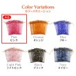 画像6: 巾着袋 星空柄 オーガンジー ５枚入り【ピンク】プレゼント アクセサリー入れ プチギフト 包装 ラッピング 月 透け感 きらきらぷんぷん丸 KNCH-001 (6)