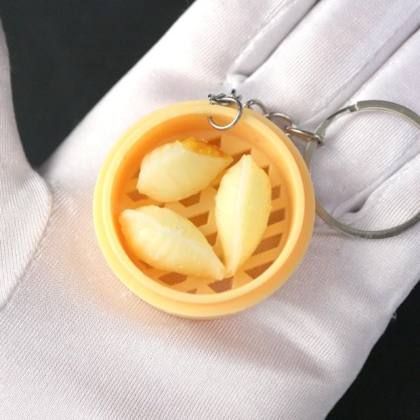 画像5: 【アウトレット】食品サンプル キーホルダー 【餃子】 中華 料理 鍵 カバン バッグ インテリア雑貨 フェイクフード KR-009 1個 (5)