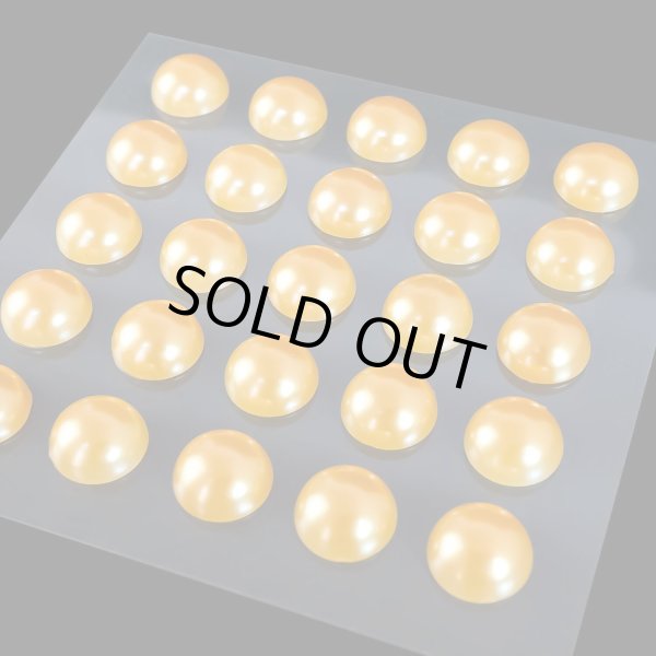 画像4: 101 ラインストーンシール(デコシール) パールタイプ 10ミリ【オレンジ】2シート きらきらぷんぷん丸 (4)