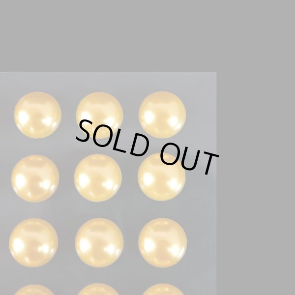 画像5: 101 ラインストーンシール(デコシール) パールタイプ 10ミリ【オレンジ】2シート きらきらぷんぷん丸 (5)