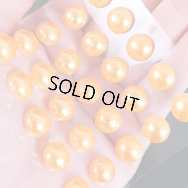 画像6: 101 ラインストーンシール(デコシール) パールタイプ 10ミリ【オレンジ】2シート きらきらぷんぷん丸 (6)