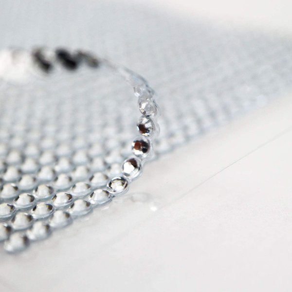 画像3: 070 ラインストーンシール(デコシール) ジュエリータイプ 3ミリ【シルバー】1シート (3)