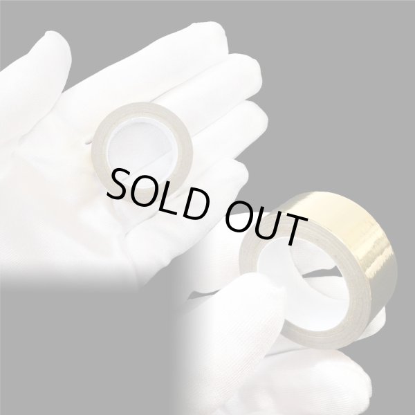 画像5: メッキマスキングテープ ゴールド 粘着あり デコレーション ラッピング 【幅15mm×長さ5m】 きらきらぷんぷん丸 MMT-002 (5)