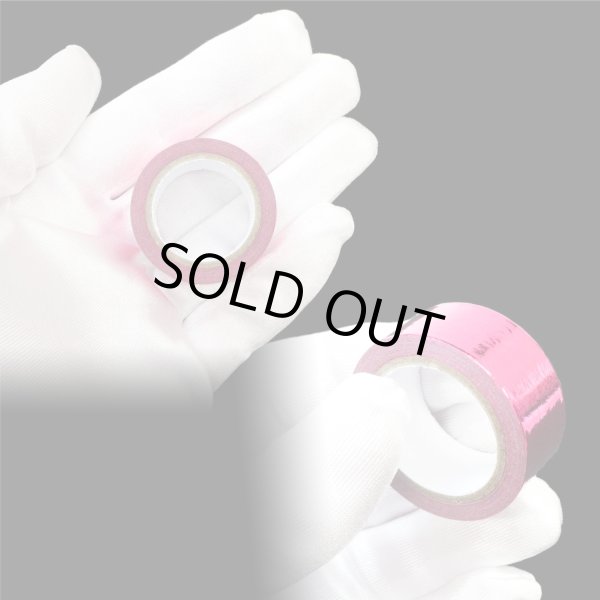 画像5: メッキマスキングテープ マゼンタ 粘着あり デコレーション ラッピング 【幅15mm×長さ5m】 きらきらぷんぷん丸 MMT-009 (5)