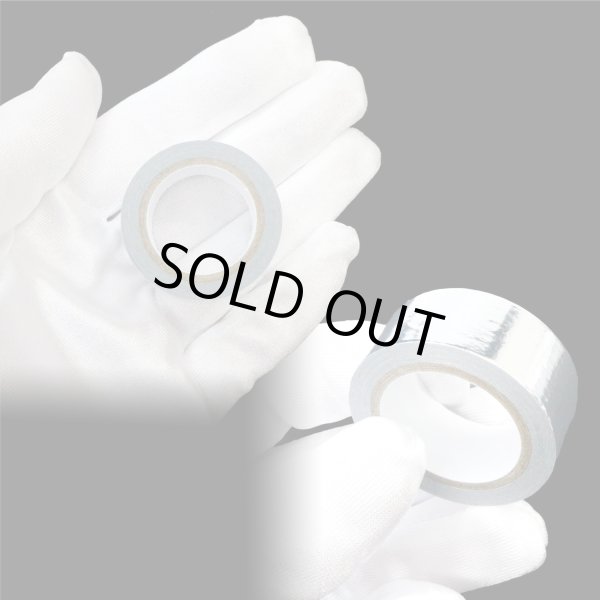 画像5: メッキマスキングテープ シルバー 粘着あり デコレーション ラッピング 【幅15mm×長さ5m】 4巻 きらきらぷんぷん丸 MMT-013 (5)