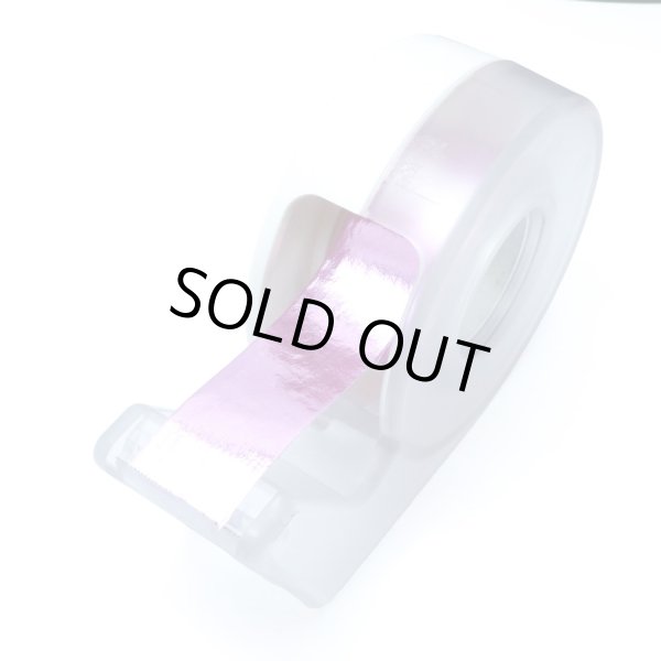 画像4: メッキマスキングテープ ピンク 粘着あり デコレーション ラッピング 【幅15mm×長さ5m】 4巻 きらきらぷんぷん丸 MMT-015 (4)