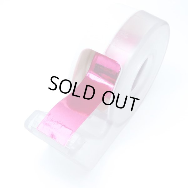 画像4: メッキマスキングテープ マゼンタ 粘着あり デコレーション ラッピング 【幅15mm×長さ5m】 4巻 きらきらぷんぷん丸 MMT-019 (4)