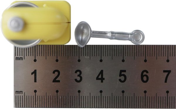 画像3: 【アウトレット】ミニチュア ミキサー 家具 おもちゃ 雑貨 ドールハウス 小物 パステルイエロー×シルバー きらきらぷんぷん丸 MN-009 (3)