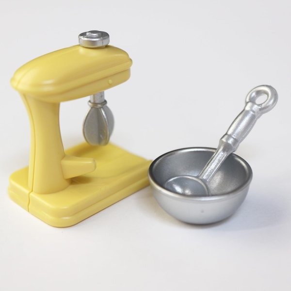 画像6: 【アウトレット】ミニチュア ミキサー 家具 おもちゃ 雑貨 ドールハウス 小物 パステルイエロー×シルバー きらきらぷんぷん丸 MN-009 (6)
