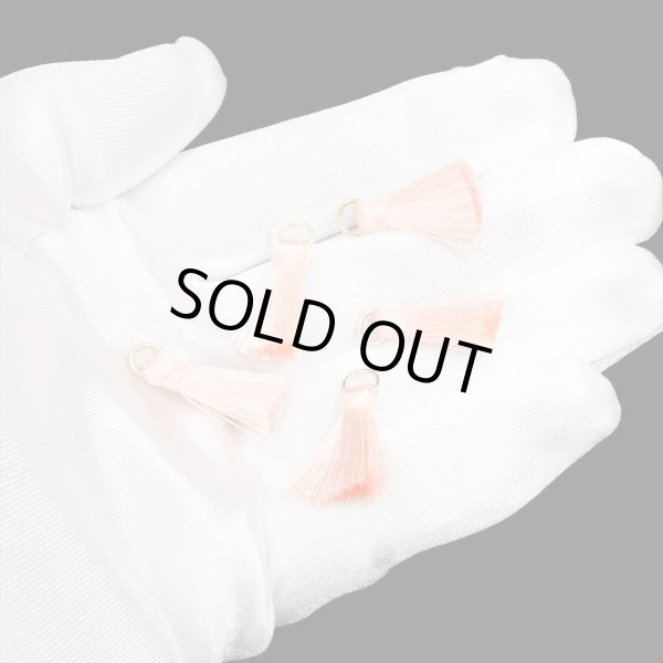 画像4: ミニタッセル ライトピンク【20個入り】 手芸 装飾 フリンジ チャーム ミニ ハンドメイド アクセサリー ストラップ パーツ きらきらぷんぷん丸 MTSL-006 (4)