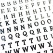 画像4: ネイルシール アルファベット セリフ体 英語 文字【ブラック】ネイルステッカー ネイルアート セルフネイル デコレーション【1シート入り】きらきらぷんぷん丸 NAS-016 (4)