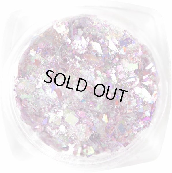画像1: グリッターラメ ネイル スパンコール ラメ【パープル】キラキラ ラメグリッター オーロラ パウダー ネイルアート デコパーツ デコレーション きらきらぷんぷん丸 NP-015 (1)
