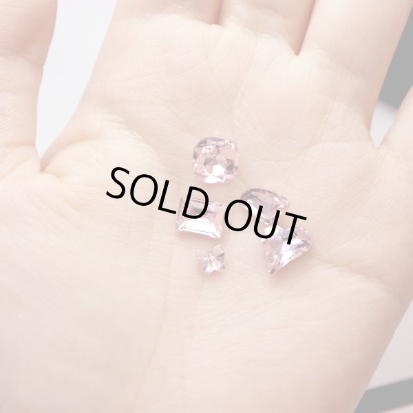 画像6: ネイルパーツ【ピンク】立体 パーツ 3D ネイルアート デコパーツ ラインストーン デコレーション【各5種 25個入り】きらきらぷんぷん丸 NP-027 (6)