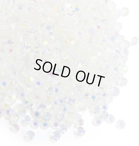 画像1: ネイルパーツ ラインストーン【クリスタル】 約800粒入り オーロラ デコ【3mm】大容量 推し活 ハンドメイド DIY 手芸 おしゃれ きらきらぷんぷん丸 NP-067 (1)