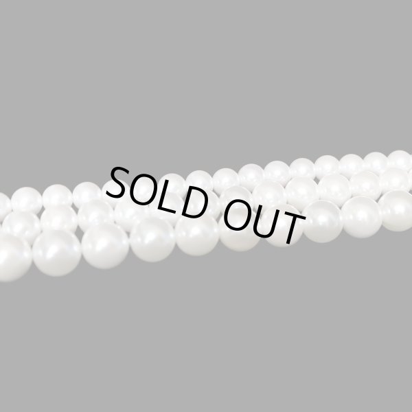 画像7: 【パール】ネックレス・ブレスレット用 ビーズ 一連 10mm 約38粒入り きらきらぷんぷん丸 NS-017 (7)