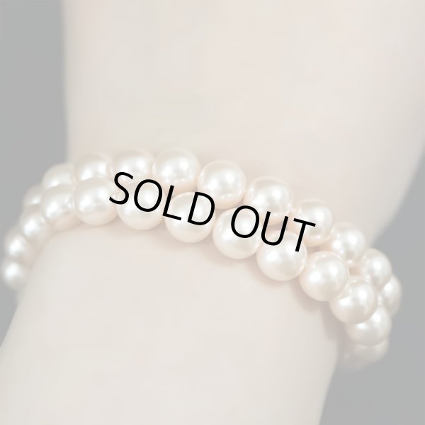 画像5: 【パール ペールピンク】ネックレス・ブレスレット用 ビーズ 一連 8mm 約46粒入り きらきらぷんぷん丸 NS-021 (5)