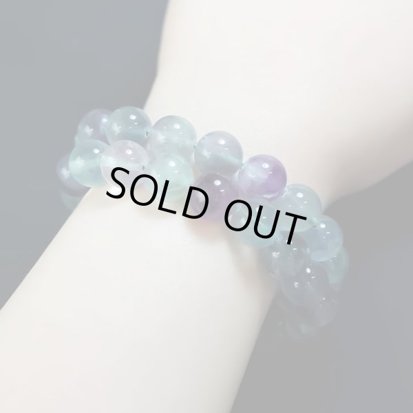 画像6: 【天然石】フローライト ブレスレット用 ビーズ 一連 10mm【約38粒入り】パワーストーン 手芸 ハンドメイド アクセサリー パーツ きらきらぷんぷん丸 NS-039 (6)