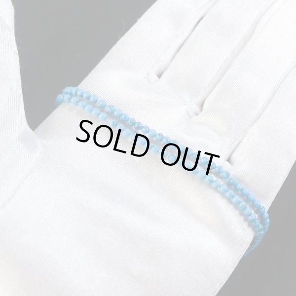 画像5: 【天然石】ブルーターコイズ ブレスレット用 ビーズ 一連 2mm 約170粒入り きらきらぷんぷん丸 NS-045 (5)