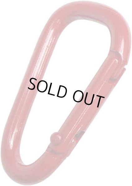 画像4: 【訳有り】カラビナ ミニ【レッド】赤 10個入り 超軽量 キーリング 鍵 キーホルダー ストラップ きらきらぷんぷん丸 NSKR-024 (4)