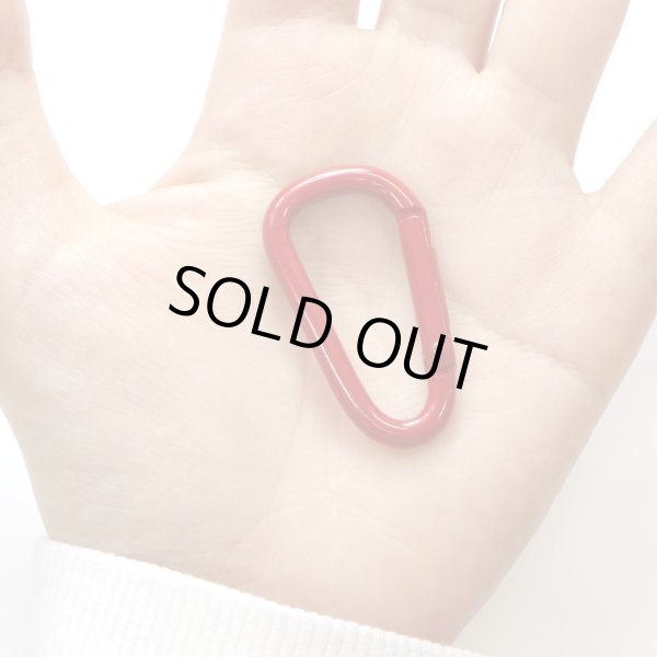 画像5: 【訳有り】カラビナ ミニ【レッド】赤 10個入り 超軽量 キーリング 鍵 キーホルダー ストラップ きらきらぷんぷん丸 NSKR-024 (5)