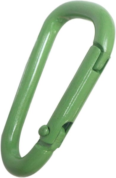 画像4: 【訳有り】カラビナ ミニ【ライトグリーン】緑 10個入り 超軽量 キーリング 鍵 キーホルダー ストラップ きらきらぷんぷん丸 NSKR-026 (4)