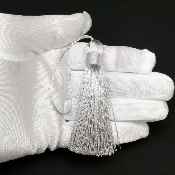 画像4: タッセル チャーム グレー【10本入り】 個包装 手芸 装飾 ハンドメイド アクセサリー パーツ ストラップ きらきらぷんぷん丸 NTSL-003 (4)