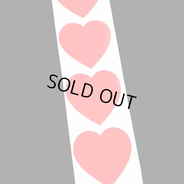 画像4: ロールシール 赤 レッド ハート型 ハートステッカー ギフトシール ラッピング デコレーション 〔約500s〕入 シールサイズ25×25mm 大容量 きらきらぷんぷん丸 RLS-015 (4)