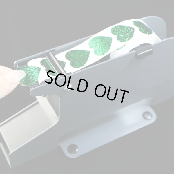 画像6: ホログラムロールシール 緑 グリーン ハート型 ハートステッカー キラキラ デコレーション ギフトシール ラッピング ごほうびシール 〔約500s〕入 シールサイズ25×25mm 大容量 きらきらぷんぷん丸 RLS-021 (6)