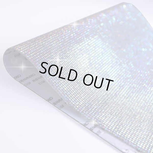 画像6: ラインストーンシール 粘着あり デコレーション スマホ シート ステッカー A4大きめサイズ 【オーロラ】1シート 240x400mm きらきらぷんぷん丸 S002 (6)