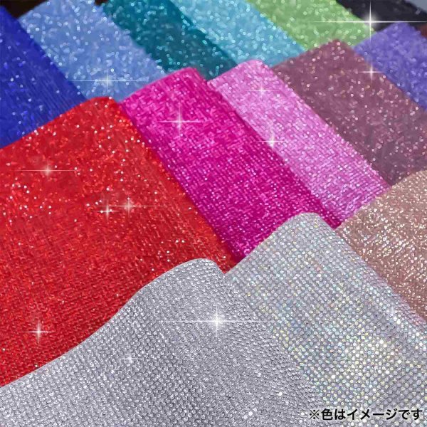 画像3: ラインストーンシール 粘着あり デコレーション スマホ シート ステッカー A4大きめサイズ 【アクアマリン】1シート 240x400mm きらきらぷんぷん丸 S015 (3)