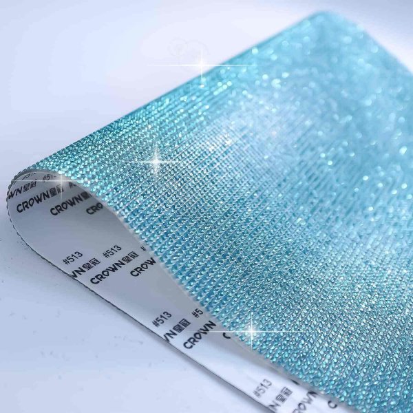 画像6: ラインストーンシール 粘着あり デコレーション スマホ シート ステッカー A4大きめサイズ 【アクアマリン】1シート 240x400mm きらきらぷんぷん丸 S015 (6)