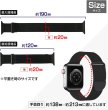 画像3: きらきらぷんぷん丸 アップルウォッチ用バンド コンパチブル 41mm 40mm 38mm （Series 9/8/7/SE/6/5/4/3/2/1に対応） ブラック 金属 マグネット SCP-049 (3)