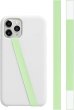 画像1: スマホバンド シリコン 【ライトグリーン】 緑 スマホ 薄型 ベルト 落下防止 ワイヤレス充電対応 片手操作 きらきらぷんぷん丸 SCP-063 (1)