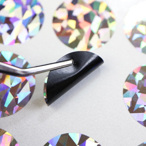 画像7: スクラッチシール ホログラム 丸 削れるシール 120枚 (30枚×4シート) 直径25mm きらきらぷんぷん丸 SCRS-002 (7)