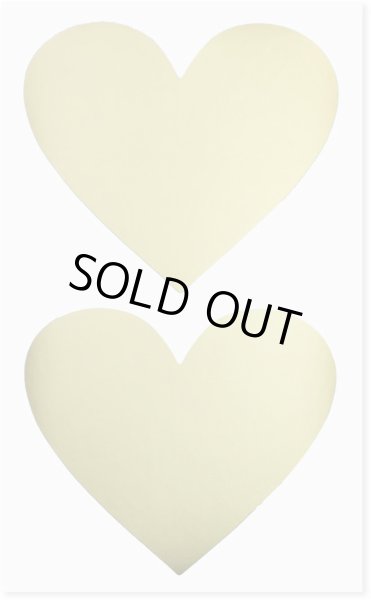 画像1: スクラッチシール ハート 【ゴールド】 金 大きめ スクラッチ シール ステッカー 6cmx7cm 【1シート2枚x10シート入り】x〔1セット〕 きらきらぷんぷん丸 SCRS-005 (1)