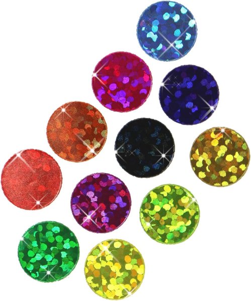 画像5: ごほうびシール 丸シール ミックス ホログラム 大容量 1シート77枚×10シート入り 直径10mm きらきらぷんぷん丸 YS-011 (5)