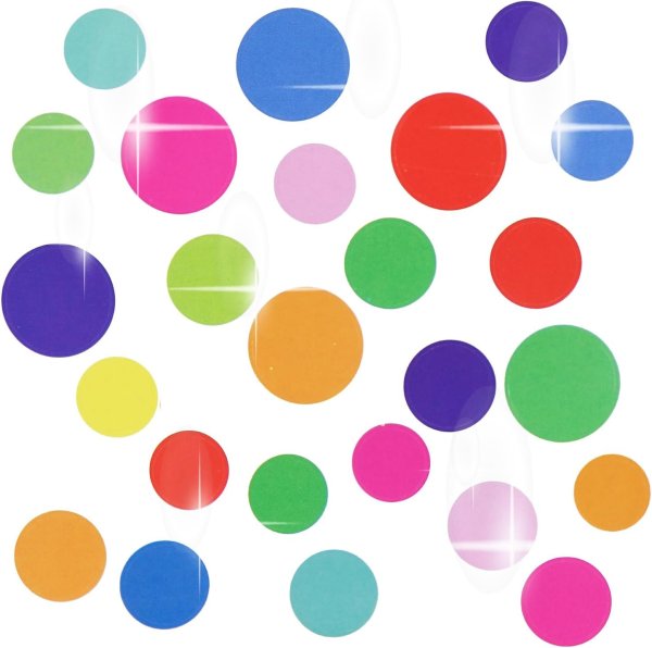 画像5: ごほうびシール 丸シール 丸型 ミックス カラフル よくできましたシール 大容量 〔1シート54〕×6シート入り きらきらぷんぷん丸 YS-014 (5)