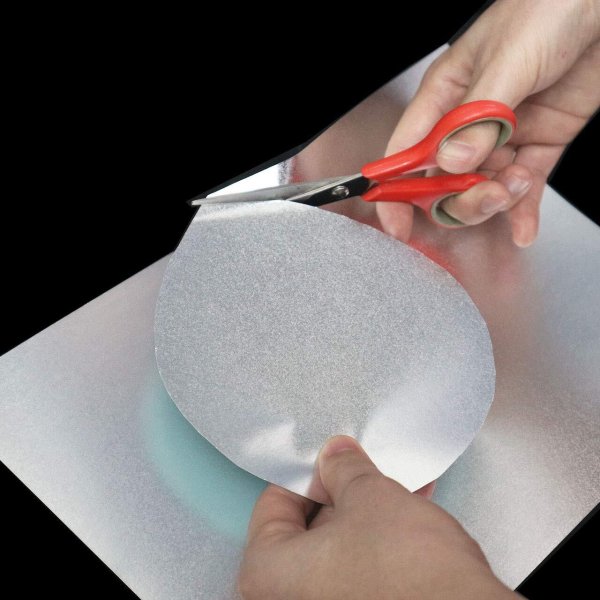 画像7: フリーカットシール 銀色 A4サイズ【5枚入】カッティング用シート ラベル ステッカー 和風のシルバー DIY コンサート うちわ文字 クラフト 工作【国産】 (7)