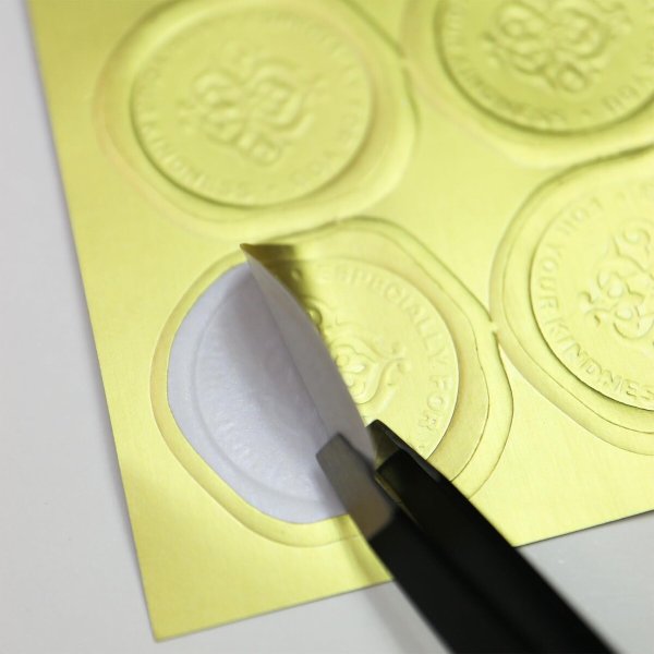 画像6: シーリングスタンプ風シール【ESPECIALLY FOR YOU】シール 金 ゴールド 英語 英字 ギフトシール【10シート 80枚入り】x〔1セット〕きらきらぷんぷん丸 SLAL-001 (6)