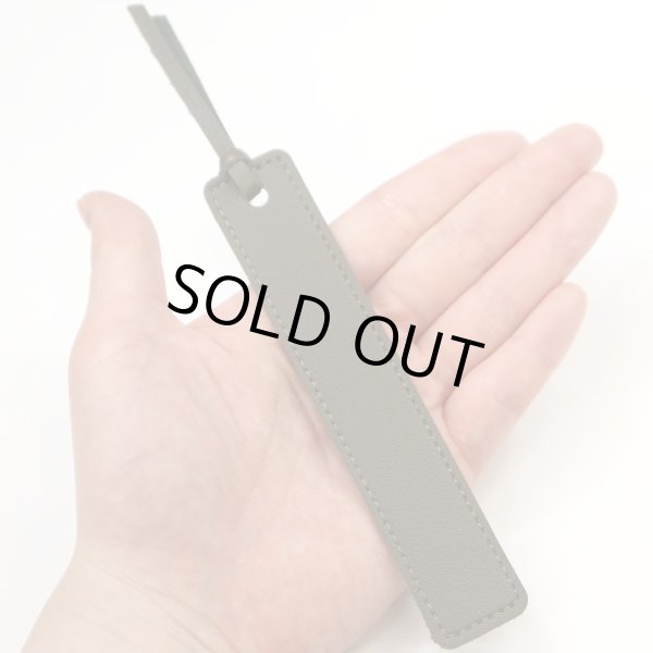 画像6: レザー しおり 2個入り 【ダークグリーン】 緑 栞 ブックマーカー ブックマーク 革 本 おしゃれ 可愛い きらきらぷんぷん丸 SOR-003 (6)