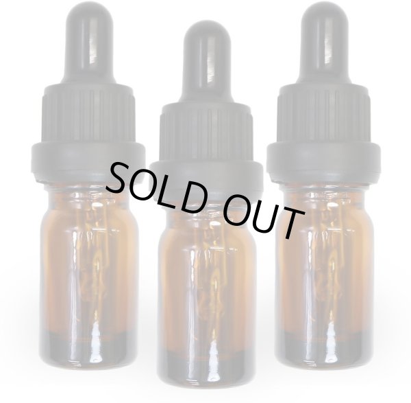 画像1: スポイト付き茶色小瓶【5ml】茶色 ガラス 瓶 スポイト ガラス瓶【3本入り】きらきらぷんぷん丸 SPIT-001 (1)