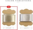 画像4: 金リボン 両面 手芸用ブレード 2.5cmx1m 【ゴールド】 メタリック 光沢 テープ 手芸 飾り DIY デコレーション ハンドメイド 材料 パーツ アクセサリー きらきらぷんぷん丸 SRBN-006 (4)
