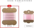 画像5: サテンリボン 【ピンク】 金 両面 幅9mmx5m エッジ装飾 ゴールド フチ テープ ギフト ラッピング 手芸 包装 ポリエステル きらきらぷんぷん丸 SRBN-028 (5)