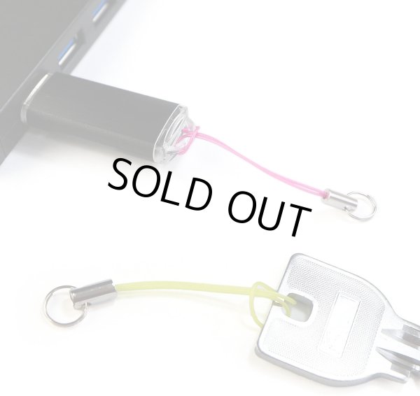 画像5: 携帯ストラップ 二重リング付き パーツ ホワイト 白 10本入 松葉紐 金具 キーホルダー 紐 スマホ リングストラップ アクセサリー DIY ハンドメイド きらきらぷんぷん丸 STP-003 (5)