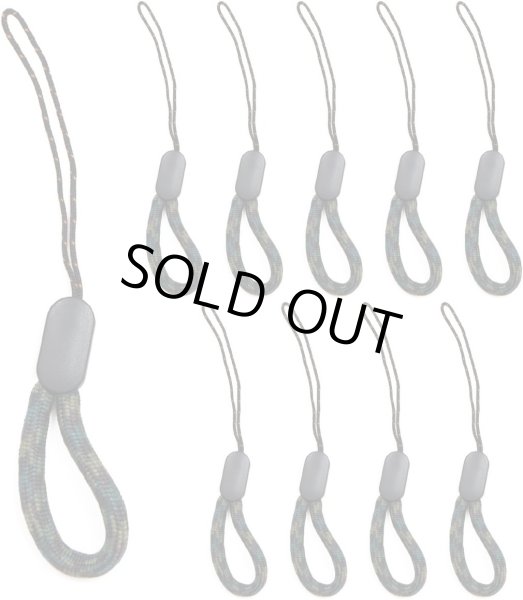 画像1: リングストラップ フィンガーストラップ スマホ 10個入 指かけ 指リング 【アーミーグリーン】 緑 丸紐 おしゃれ 可愛い 携帯 カメラ キーホルダー 落下 STP-029 (1)